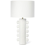 Sanya Table Lamp - White / White