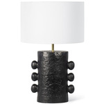 Maya Table Lamp - Black / White