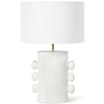 Maya Table Lamp - White / White