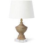 Southern Living Beatrix Mini Table Lamp - Natural / White