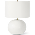 Southern Living Blanche Table Lamp - White / White