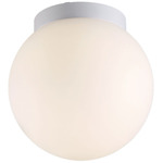 Niveous Outdoor Wall / Ceiling Light - White / White