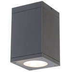 Cube 6IN Architectural Ceiling Light - Graphite / Clear