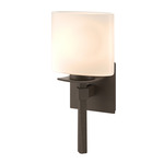 Beacon Hall Ellipse Glass Sconce - Bronze / Opal