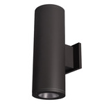 Tube 5IN Architectural Up and Down Beam Wall Light 85CRI - Black / Clear