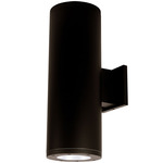 Tube 6IN Architectural Up or Down Beam Wall Light - Black / Clear