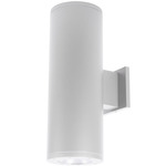 Tube 6IN Architectural Up or Down Beam Wall Light - White / Clear