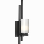 Ondrian Wall Sconce - Black / Opal