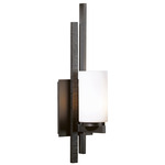 Ondrian Wall Sconce - Dark Smoke / Opal