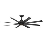 Mocha XL Smart Ceiling Fan - Matte Black / Matte Black