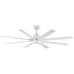 Mocha XL Smart Ceiling Fan - Matte White / Matte White