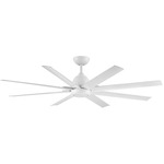 Mocha XL Smart Ceiling Fan - Matte White / Matte White