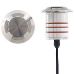 Round 2 Inch Quad-Directional In Ground Light 12V - Stainless Steel