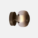 Luna A Wall Sconce - Smoked Bronze Glass / Satin Bronze