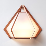 Harlow Wall Sconce - Satin Copper / Alabaster White Glass