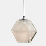 Welles Pendant - Satin Nickel / Alabaster White Glass