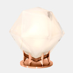 Welles Desk Lamp - Satin Copper / Alabaster White Glass