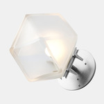 Welles Glass Single Wall Sconce - Satin Nickel / Alabaster White Glass