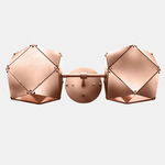Welles Steel Double Wall Sconce - Satin Copper