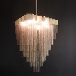 Kelly Chandelier - Satin Brass