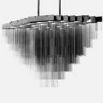 Kelly XL Chandelier - Blackened Steel