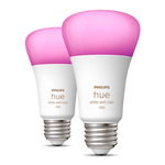 Hue A19 10.5W White / Color Ambiance Smart Bulb - White