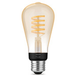 Hue ST19 White Ambiance Filament Smart Bulb - Amber