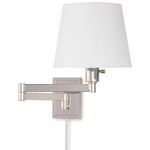 Virtue Wall Sconce - Polished Nickel / White
