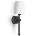 Jameson Wall Sconce - Oil Rubbed Bronze / White