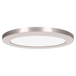 ModPLUS Slim Round Ceiling Light - Brushed Steel / Acrylic