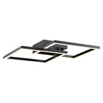 Squared Wall / Ceiling Light - Black