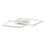Squared Wall / Ceiling Light - White