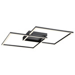 Squared Wall / Ceiling Light - Black