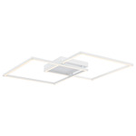 Squared Wall / Ceiling Light - White