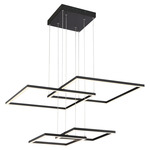 Squared Pendant - Black