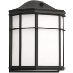 Bristol Outdoor Wall Sconce with Photocell - Black / Frosted