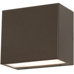 Dakota Outdoor Wall Sconce - Bronze / Frosted