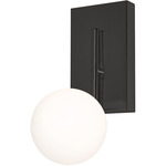 Metropolitan Wall Sconce - Black / White