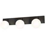 Metropolitan Bathroom Vanity Light - Black / White