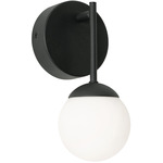 Pearl Wall Sconce - Black / White