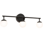 Pearl Bathroom Vanity Light - Black / White