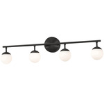 Pearl Bathroom Vanity Light - Black / White