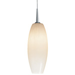 Ciro LED Pendant - Chrome / White