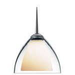 Rainbow LED Pendant - Chrome / Clear