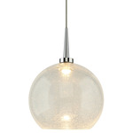 Bobo 1 LED Pendant - Chrome / Clear