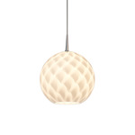 Sirena LED Pendant - Chrome / White