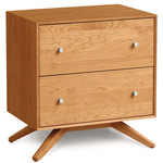 Astrid Two Drawer Nightstand - Natural Cherry