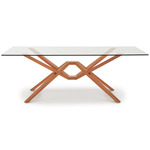 Exeter Rectangular Table - Natural Cherry / Clear