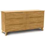 Linn Six Drawer Dresser - Natural Cherry