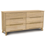 Linn Six Drawer Dresser - Bright Oak